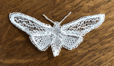 Papillon dentelle Duchesse de Élisabeth (modèle ulrike löhr)
