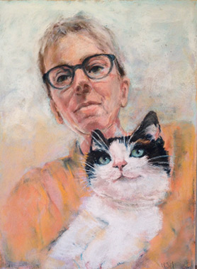 Portrait de mj (pastel sec 30x40)