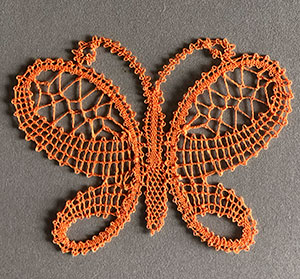 Papillon orange de Christine (Modèle de B.Bellon)