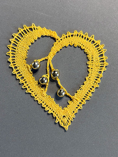 Cœur jaune de Yolande