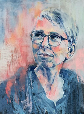 Portrait de MJ pastel sec 30/40